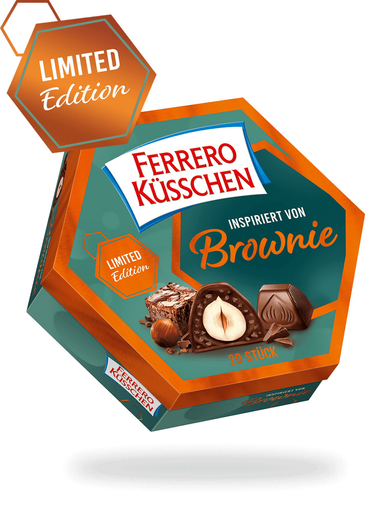 Ferrero Küsschen inspiriert von Brownie Packung