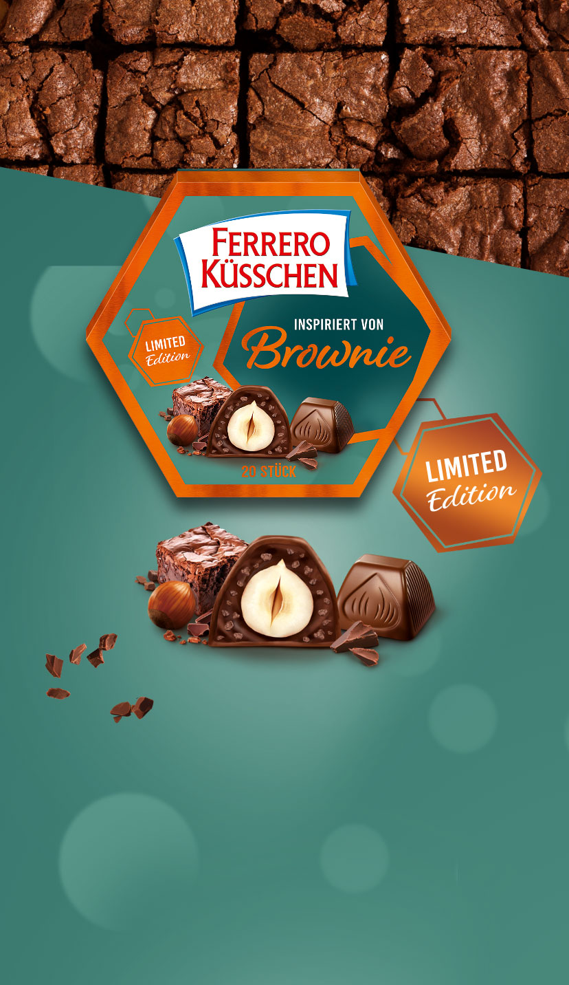 Ferrero Küsschen inspiriert von Brownie